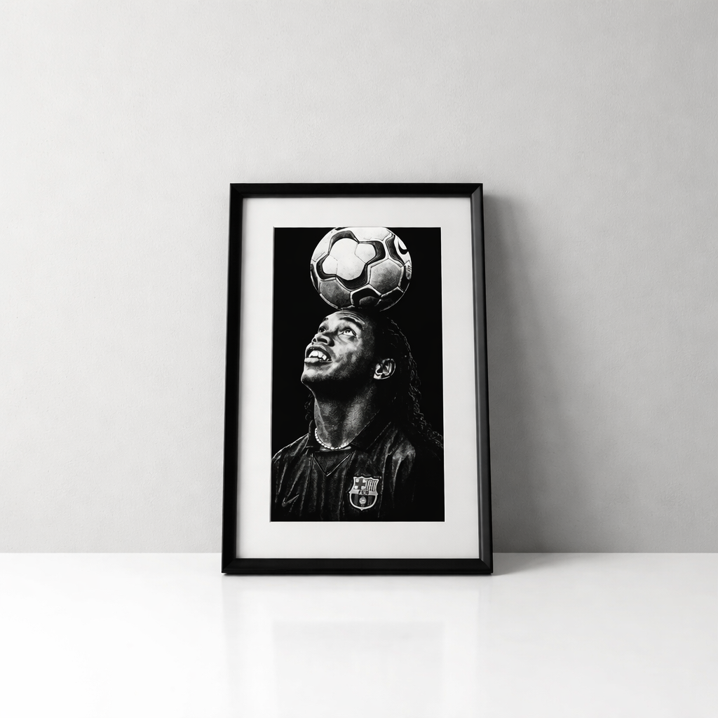 Cuadro Ronaldinho en Barcelona