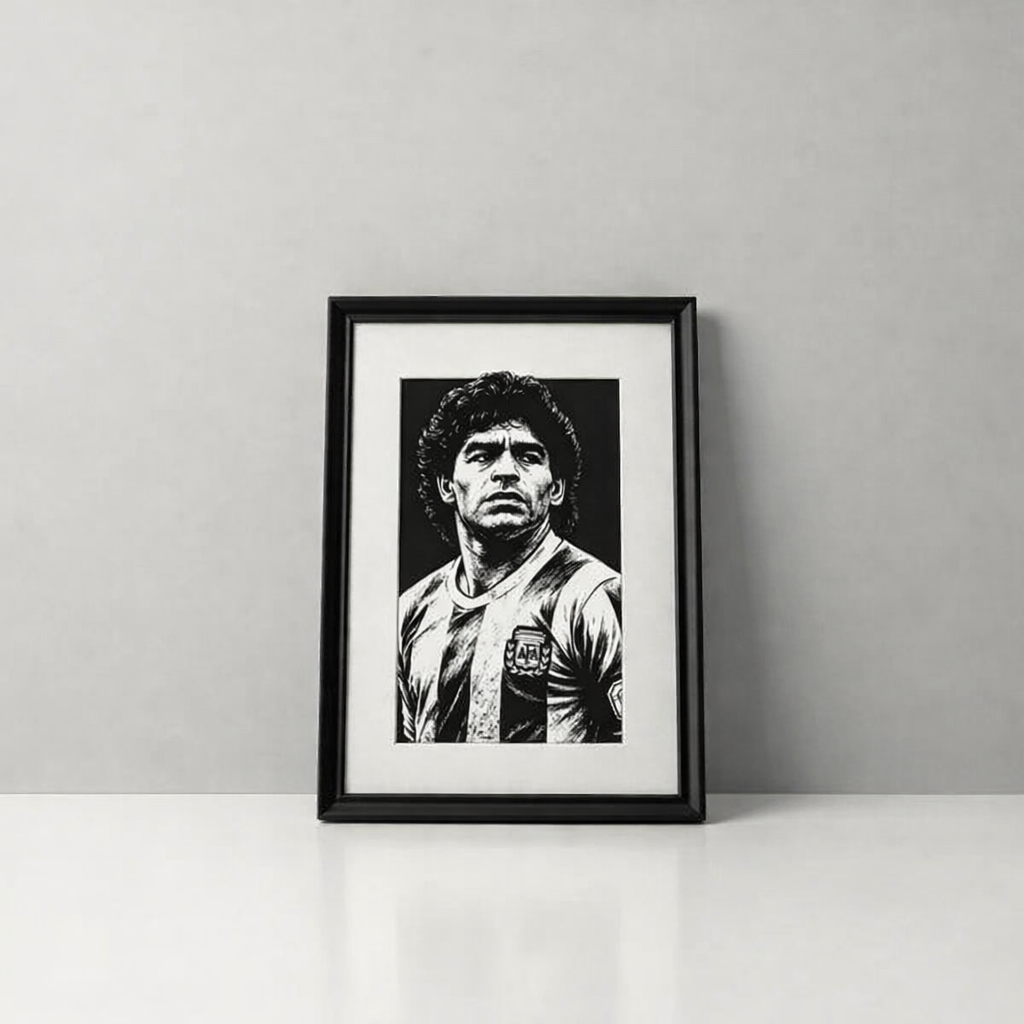 Cuadro Maradona