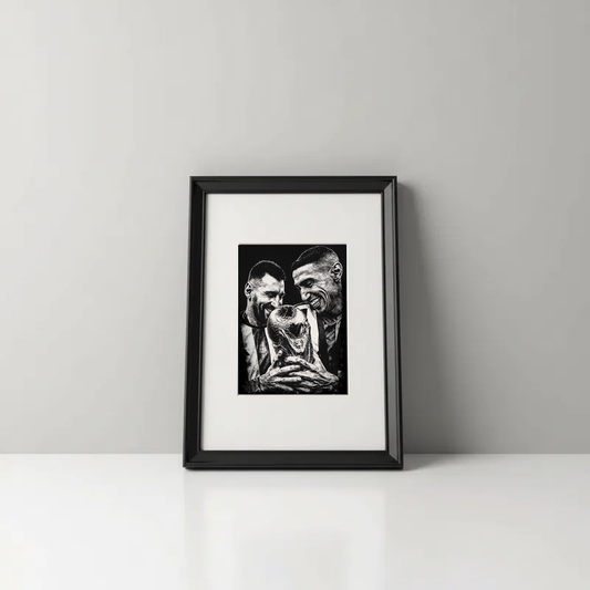 Cuadro Messi campeón del mundo