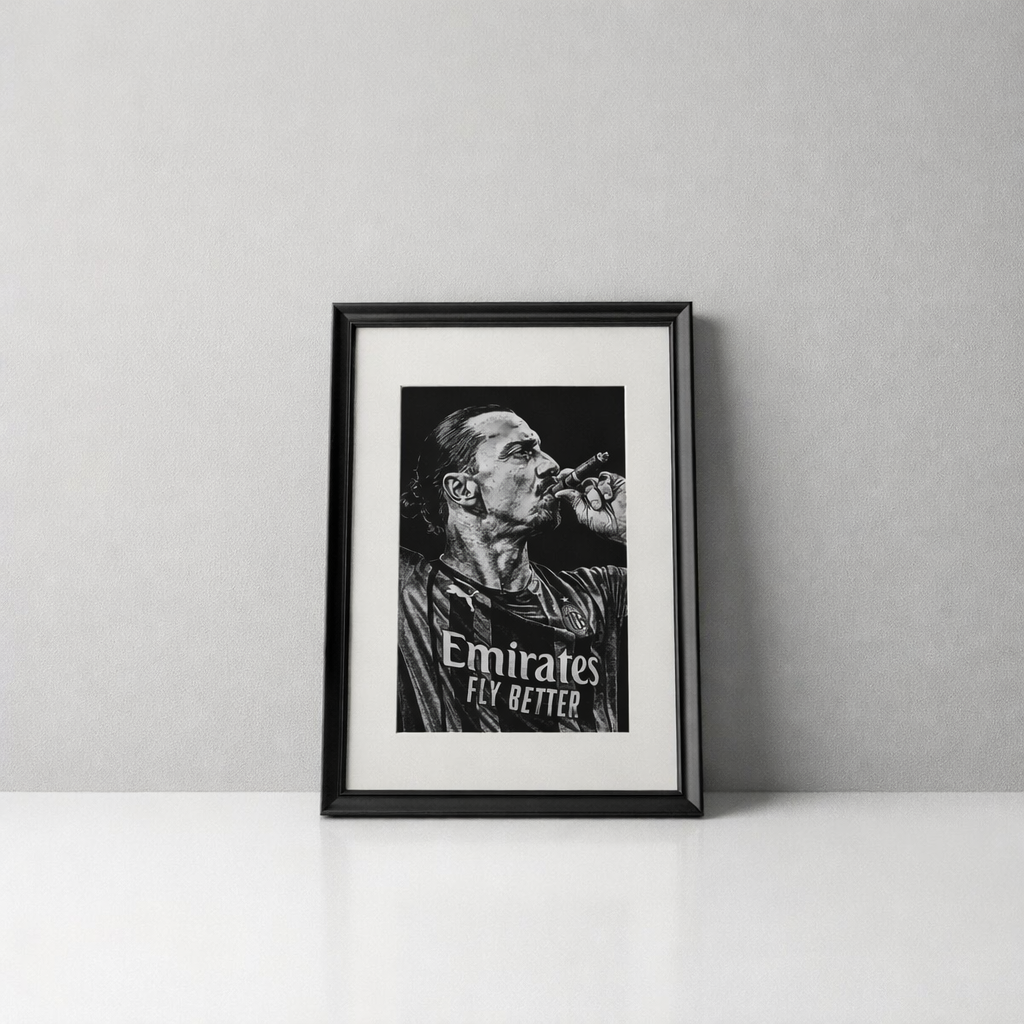 Cuadro Zlatan en milan